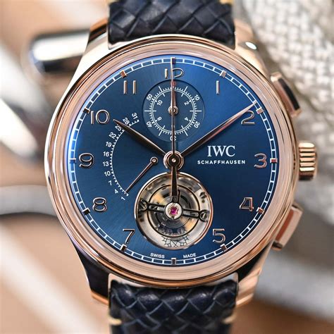 iwc portugieser tourbillon|iwc portugieser chronograph red.